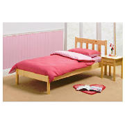 Pine Single Bed, With Silentnight Montesa Mattress