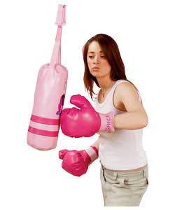 pink Chic Tough Chic Boxing Gift Set