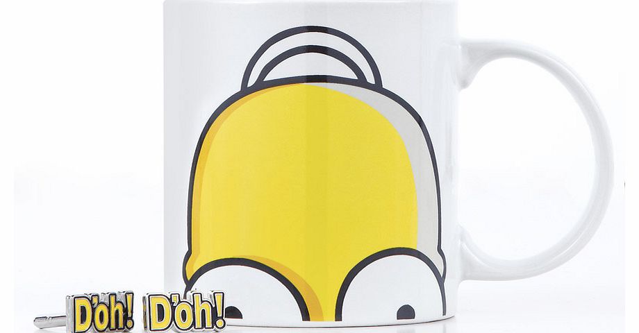 The Simpsons Mug Cufflinks