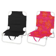 Floral Shorty Festival Chair & Black Shorty