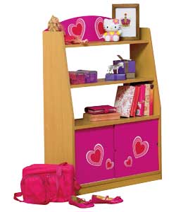Hearts Tidy Chest with Sliding Doors