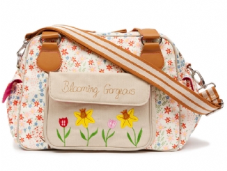 Pink Lining Blooming Gorgeous Tote Bag - Peace