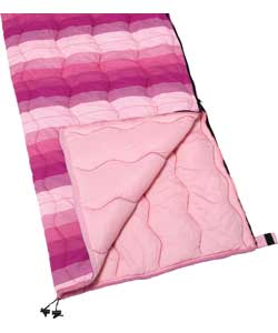 Stripe 300gsm Hollow Fibre Sleeping Bag -