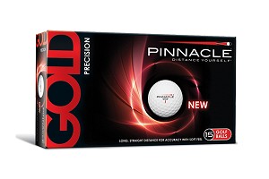 Gold Precision Golf Balls 15-Pack