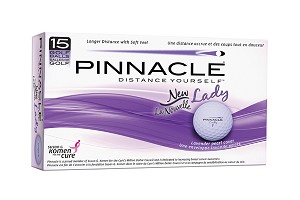 Lady Ribbon Lavender Pearl Golf Balls