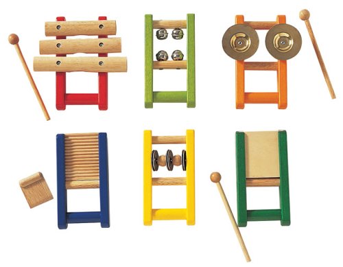 PINTOY 6 Wooden Musical Instruments