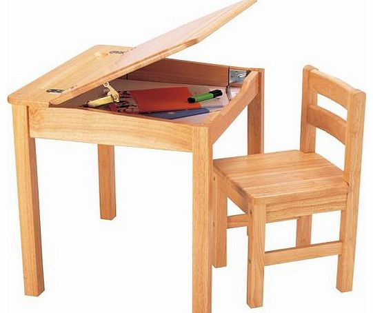 Pintoy Natural Wooden Desk and Chair