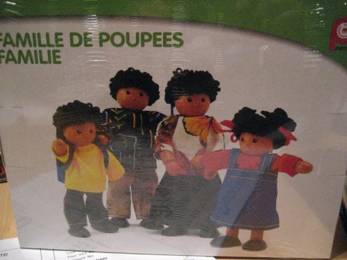 Wooden Doll Family - Ethnic