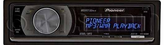 Pioneer DEH-6010MP CD/MP3 Tuner with Rotary Commander and 2 RCA Preouts