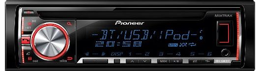Pioneer DEH-X5600BTRDS Tuner with Bluetooth, MIXTRAX EZ, Front USB, Aux-In and Direct iPod Control