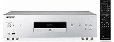 Super Audio CD Player with Direct Construction Sound Retriever and Front USB (Silver)