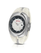Pirelli P Zero - Mini Lady White Diamond Rubber Strap Date Watch