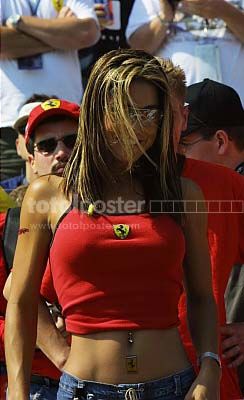 Pit Babe 2002 USA Grand Prix Poster - Extra Large (70cm x 100cm)