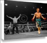 PIX4GIFTS Boxing - Ricky Hatton v Castillo Duo Tone Canvas Stunning 20x16` Duo Tone Canvas of Ricky Hattons aw