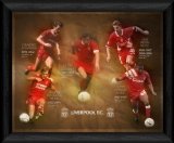 Mighty Reds` Framed 20x16` (508x406mm) Legends Montage, Liverpool FC.