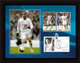 PIX4GIFTS Spurs Aaron Lennon 8x6` Framed Mini Player Profile Print, Tottenham Hotspur FC