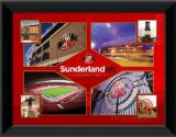 PIX4GIFTS Stadium of Light Framed Stadium Montage Print, Sunderland AFC.