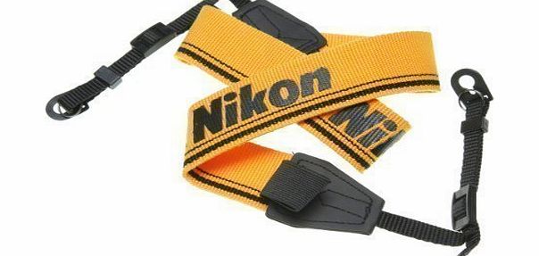 Pixel Peeper Pro Camera Neck Strap with Nikon Logo. Wide fitting for DSLRs and large compact cameras