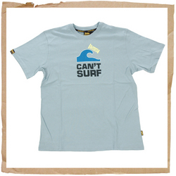 Can`t Surf Tee Blue
