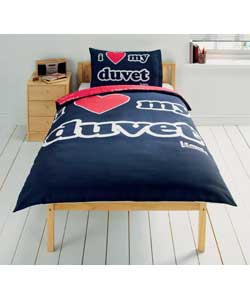 Plain Lazy Girls Single Bed Duvet Set
