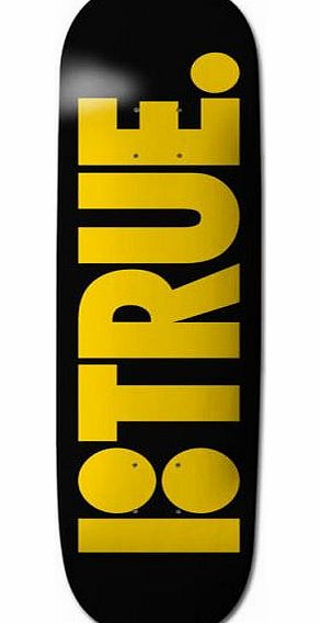 Plan B Team True Black Skateboard Deck - 8.375