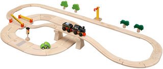 Plan Toys - Road and Rail Set 42