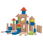 Plan Toys 55260: 60 Wooden Blocks