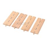 Plan Toys Plan City 6053: Straight Track Pack (Four Pieces)