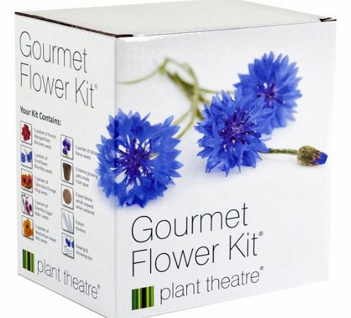 Plant Theatre Gourmet Flower Kit 6-Edible Flower Varieties to Grow