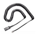 Plantronics Qd To Male Modular Coil Cable
