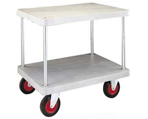 Plastic based table top unit truck