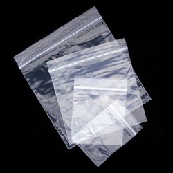 plastic Re-Sealable Rig Bags - 100mm x 100mm