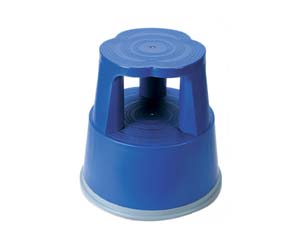 Plastic step stool blue