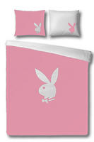 Playboy Double Duvet Cover Classic Pink