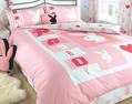 PLAYBOY hearts and bunnies duvet cover