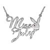 MISS JULY SILVER PENDANT ALL MONTHS