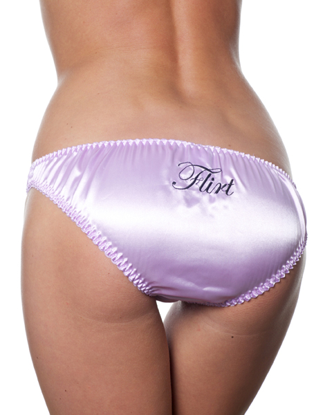 Flirt Lilac Satin Panty by Playful Promises