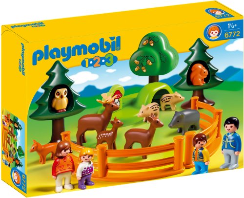Playmobil 1.2.3 6772 123 Forest Animal Park
