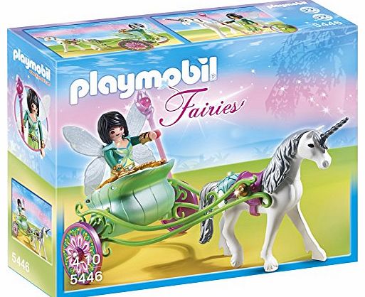 5446 Unicorn Carriage with Butterfly Fairy