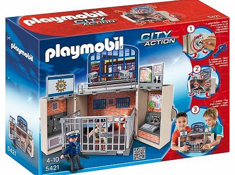 Playmobil City Action 5421 My Secret Police Station Play Box