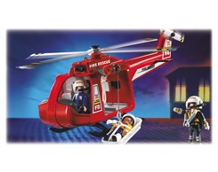 PLAYMOBIL fire rescue helicopter