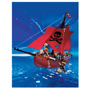 Pirates Red Corsair Ship