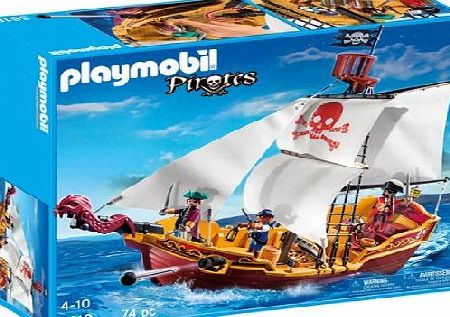 Playmobil Red Serpent Pirate Ship