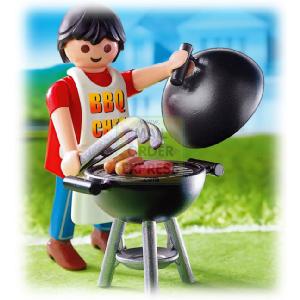 Special Man With Barbecue