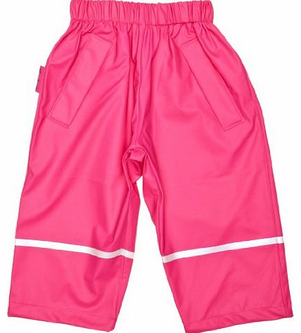 Playshoes Rain Waterproofs Easy Fit Girls Trousers Pink 86