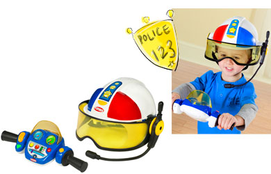 Playskool Helmet Heroes - Motorbike Cop