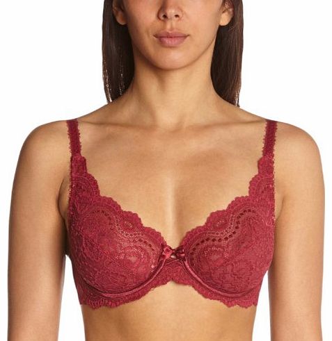 Playtex Floral Lace Ruby Red Bra (Style 5832) (38B)