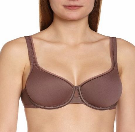 Playtex Womens Absolu Rounded Comfort T-Shirt Plain Everyday Bra Everyday Bra, Brown (Taupe), 36D (Manufacturer Size: 95D)