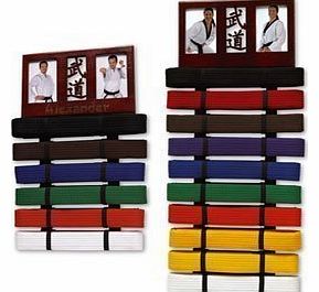 Playwell Martial Arts Photo Frame Belt Display wall mounted