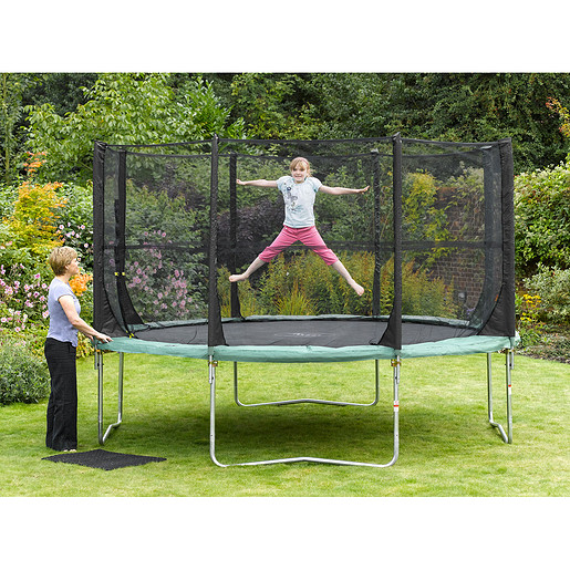 Plum 14 Foot Space Zone Trampoline and 3G